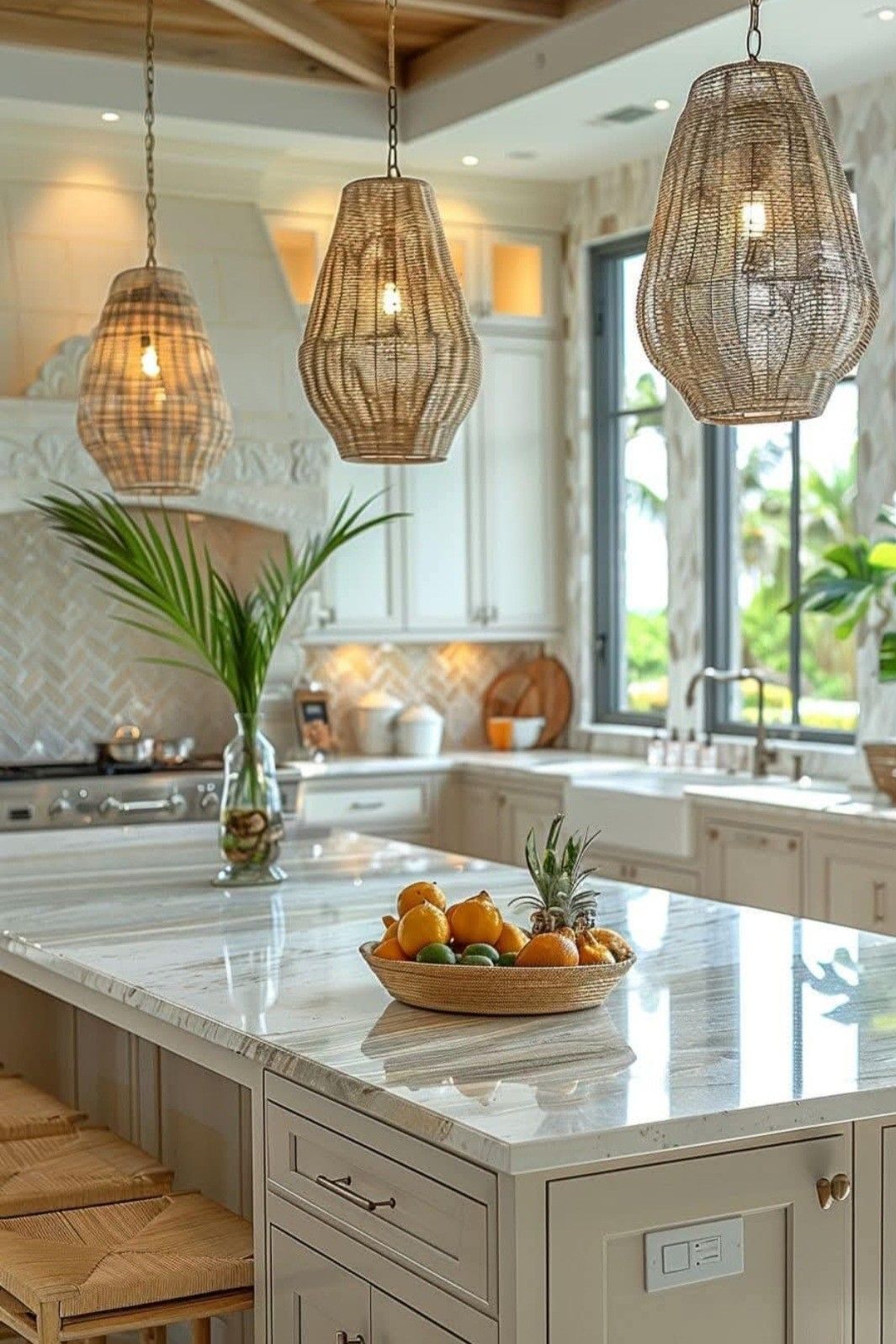 Custom kitchen island